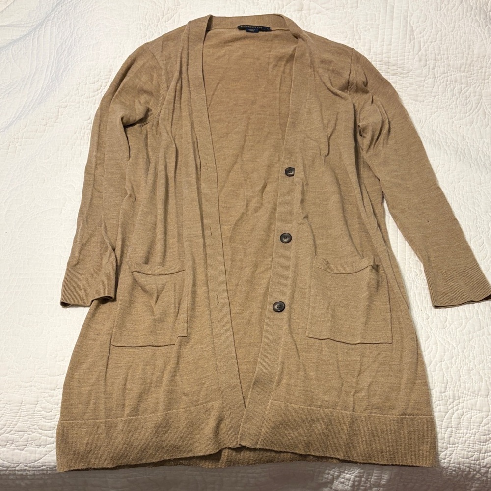 Pendleton Women's Camel Cardigan Sweater